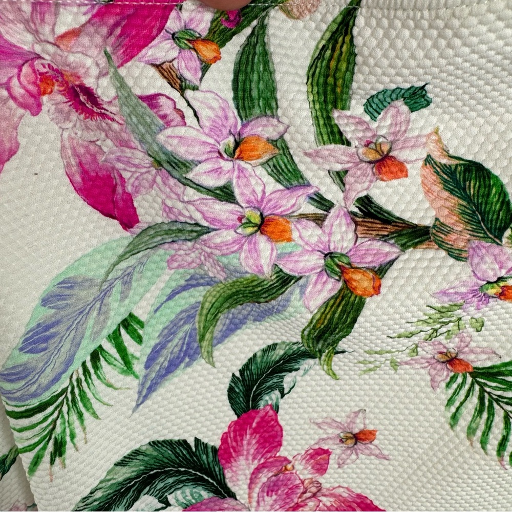 La Blanca Mystic Palms Collection Halter Tie Tankini Shirring All Over size 16. - Picture 7 of 11